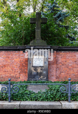 Berlin, Mitte. Dorotheenstadt protestantischen Friedhof & Bestattung Boden Stockfoto