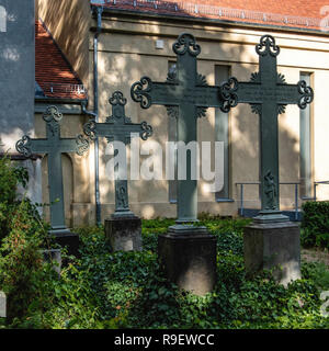 Berlin, Mitte. Dorotheenstadt protestantischen Friedhof & Bestattung im achtzehnten Jahrhundert gegründet Stockfoto