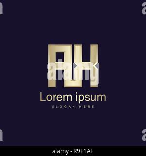Initial AX Logo Vorlage Vektor Design Stock Vektor