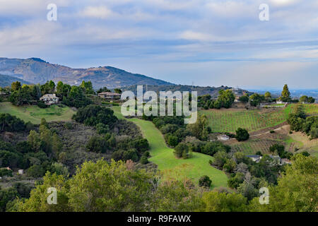 Citi von Cupertino und San Francisco South Bay Stockfoto