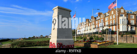 Das War Memorial Gardens, Hunstanton Stadt; North Norfolk Coast; England Großbritannien Stockfoto