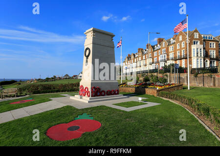 Das War Memorial Gardens, Hunstanton Stadt; North Norfolk Coast; England Großbritannien Stockfoto