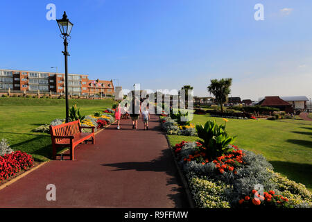 Das War Memorial Gardens, Hunstanton Stadt; North Norfolk Coast; England Großbritannien Stockfoto