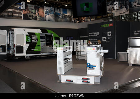 Impressionen von der IAA Nutzfahrzeuge Messe 2018 an den verschiedenen Ständen und Hallen auf dem Messe Gelände in Hannover, Deutschland Stockfoto