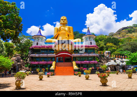 Wahrzeichen von Sri Lanka, Polonnaruwa Tempel. Stockfoto