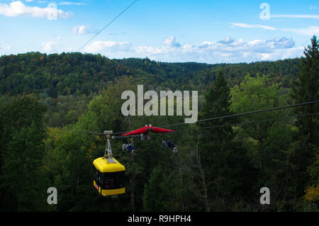 Seilbahn Stockfoto