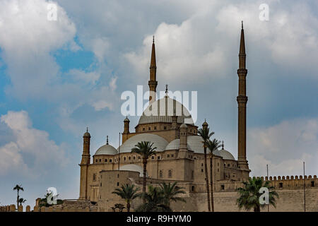 Die Große Moschee von Muhammad Ali Pascha oder Alabaster Moschee in Kairo, Ägypten. Stockfoto