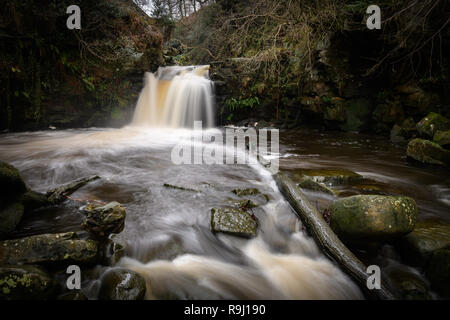 Wasserfall in der North Yorkshire Moors National Park Stockfoto