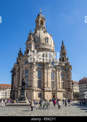 Frauenkirche in Dresden Stockfoto