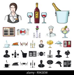 Alkohol, Flasche, Bug, Schüssel, Schaufel, Kerze, Cartoon, schwarz, Bargeld, Champagner, Koch, Huhn, cloche, Kaffee, Sammlung, Sahne, Schale, Abendessen, Essen, Glas, goldene, Hand, Besitz, Eis, Icon, Illustration, Institution, Mittagessen, Menü, Party, Zeitvertreib, Erhalt, Erholung, vorbehalten, Restaurant, geröstet, Romantik, Service, Satz, Zeichen, Snack, Symbol, Tisch, Riegel, Schale, Vase, Vector, Kellner, Kellner, Kellnerin, Wein Vektor Vektoren, Stock Vektor