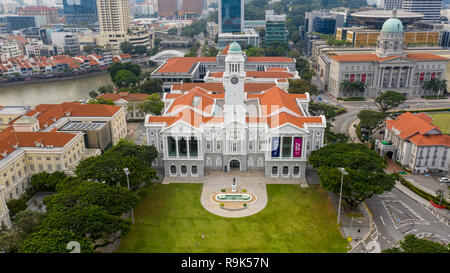 Victoria Victoria Theater- und Konzertsaal, VTVCH, kolonialen Stadtteil, Singapur Stockfoto