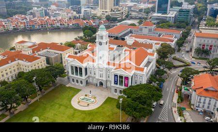 Victoria Victoria Theater- und Konzertsaal, VTVCH, kolonialen Stadtteil, Singapur Stockfoto