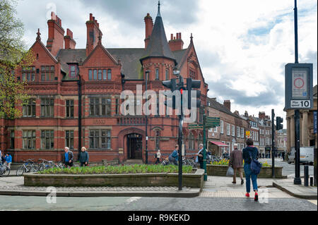 Alte Gebäude von greys Anwälte Kanzlei an der Ecke Duncombe Place und Blake Street im historischen Viertel der Stadt York, England, Großbritannien Stockfoto