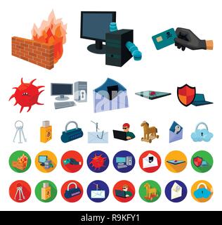 Antivirus, Kunst, Karte, Cartoon, flach, Cloud, Sammlung, Computer, Credit, Kriminelle, Daten, Design, e, e-Mail, Anlagen, Datei, Firewall, Betrug, Hacker, Hacker, Hacking, angespannt, Pferd, Icon, Illustration, Informationen, Internet, isoliert, Schlüssel, Laptop, gesperrt, Dietrich, Logo, E-Mail, Passwort, Schutz, Sicherheit, Satz, Zeichen, Specialist, Betrüger, Symbol, Diebstahl, Trojan, USB, Vector, Virus, Web, Wurm Vektor Vektoren, Stock Vektor