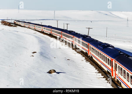 Östlichen expres, Kars dogu expresi Stockfoto