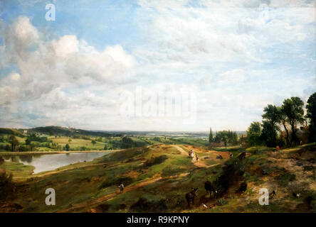 Hampstead Heath: Das Tal von Gesundheit von John Constable (1776 - 1837) an der Royal Academy 1827 Öl auf Leinwand ausgestellt Stockfoto