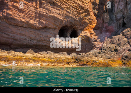 Die Klippen von Los Gigantes auf Teneriffa, Kanarische Inseln, Spanien. Stockfoto