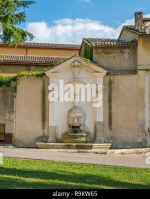 Malerische Anblick in Cerreto di Spoleto, Provinz Perugia, Umbrien, Italien. Stockfoto