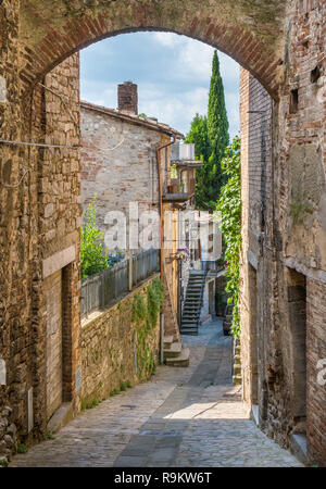 Todi, wunderschöne Stadt in der Provinz Perugia, Umbrien, Italien. Stockfoto