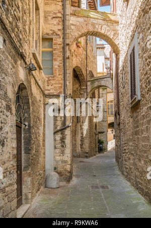 Todi, wunderschöne Stadt in der Provinz Perugia, Umbrien, Italien. Stockfoto