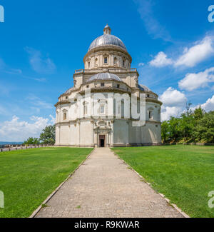 Kirche Santa Maria della Consolazione in Todi, Provinz Perugia, Umbrien, Italien. Stockfoto