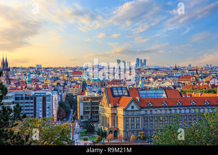 Charles Universität und der Altstadt von Prag, Tschechische Republik Stockfoto