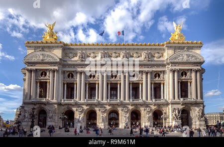 Opera Garnier in Paris. Stockfoto