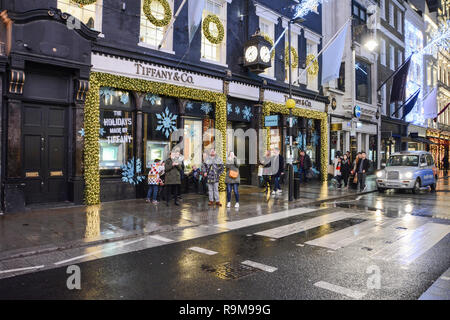 Tiffany & Co Flagship Store Old Bond Street, London, England, Großbritannien Stockfoto