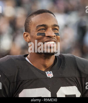 Oakland, Kalifornien, USA. 2. Dez, 2012. Oakland Raiders wide receiver Rod Streater (80) am Sonntag bei O. co Coliseum in Oakland, CA. Das Braun besiegt die Räuber 20-17. Credit: Al Golub/ZUMA Draht/Alamy leben Nachrichten Stockfoto