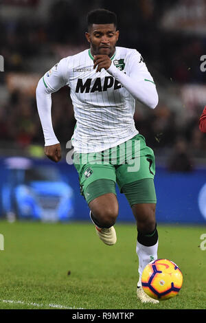 Rom, Italien. 27 Dez, 2018. Fußball Serie A Rom vs Sassuolo-Rome -26-12 2018 Im Bild Marlon Foto Fotograf01 Gutschrift: Unabhängige Fotoagentur/Alamy leben Nachrichten Stockfoto