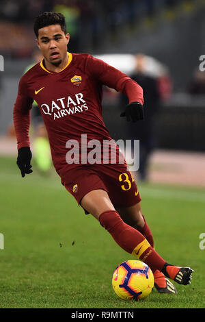 Rom, Italien. 27 Dez, 2018. Fußball Serie A Roma vs Sassuolo-Rome -26-12 2018 Im Bild Justin Kluivert Foto Fotograf01 Gutschrift: Unabhängige Fotoagentur/Alamy leben Nachrichten Stockfoto