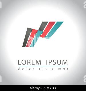 Zusammenfassung Web-Symbol und Logo Sample, Vektor illusration Stock Vektor