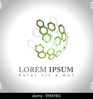Zusammenfassung Web-Symbol und Logo Sample, Vektor illusration Stock Vektor