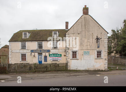 Eine geschlossene Public House Stockfoto