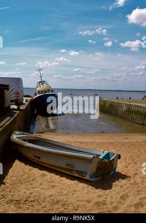 Kleine Strand an der Mündung der Themse Stockfoto