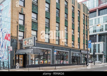 Seventh Street Hotel und South Loop Club im South Loop Nachbarschaft Stockfoto