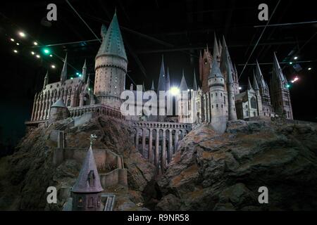 London, England - 21. Juli 2016: Die Herstellung von Harry Potter von Warner Bros. Studio Tour London, einen Blick hinter die Kulissen Führung durch Harry Potter Film. Stockfoto