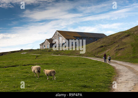 Blick von der Sternwarte auf Fair Isle Stockfoto