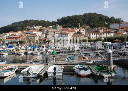 Port in Muros; Coruna, Galicien, Spanien Stockfoto