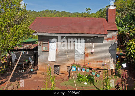 Haus am Madongo Dorf Sagada, Mountain Province, Luzon, Philippinen, Süd- Asien, Asien Stockfoto