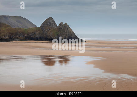 Drei Klippen Bucht Stockfoto