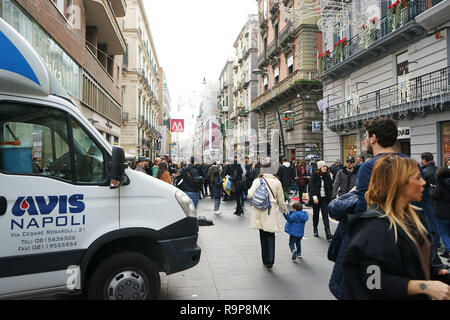 Neapel, Italien, Via Toledo Stockfoto