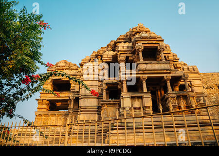 Gwalior Fort Mandir in Indien Stockfoto