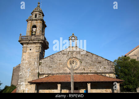 St. Peters Kirche; Muros; Coruna, Galicien, Spanien Stockfoto