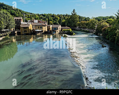 Borghetto Dorf in Mantova Verona Italien Stockfoto