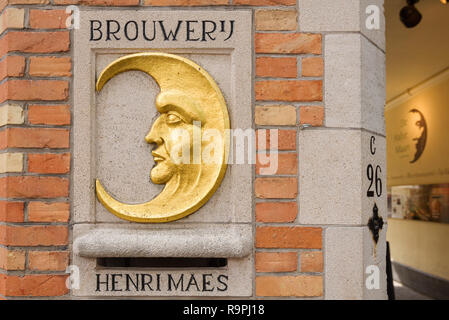 Brauerei De Halve Maan Marke, Brügge, Belgien Stockfoto