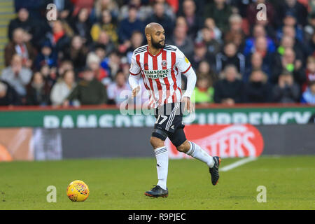 26. Dezember 2018, Bramall Lane, Sheffield, England; Sky Bet Meisterschaft, Sheffield United vs Derby; David McGoldrick (17) von Sheffield United Credit: Mark Cosgrove/News Bilder der Englischen Football League Bilder unterliegen DataCo Lizenz Stockfoto