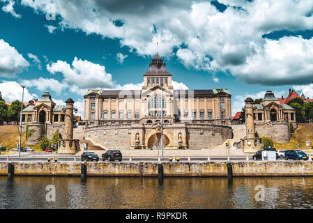 Waly Chroberego in Stettin. Das größte Denkmal und Anziehung von Stettin. Stettin cityskape. Stockfoto