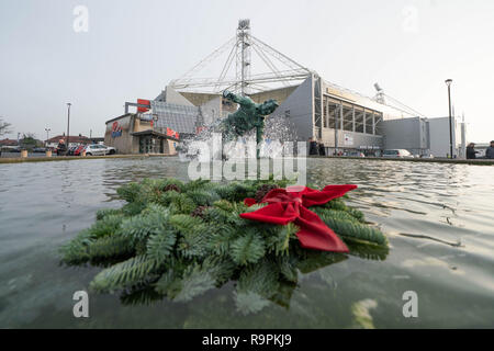 Einen allgemeinen Überblick über Deepdale Stadium, die Heimat von Preston North End FC 26 Dezember 2018 Deepdale, Preston, England; Sky Bet Meisterschaft, Preston North End vs Hull City; Quelle: Terry Donnelly/News Bilder der Englischen Football League Bilder unterliegen DataCo Lizenz Stockfoto