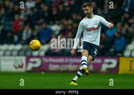 Preston North End von Paul Gallagher 26 Dezember 2018 Deepdale, Preston, England; Sky Bet Meisterschaft, Preston North End vs Hull City; Quelle: Terry Donnelly/News Bilder der Englischen Football League Bilder unterliegen DataCo Lizenz Stockfoto